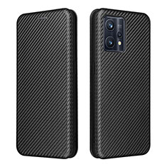 Custodia Portafoglio In Pelle Cover con Supporto L07Z per Realme 9 Pro+ Plus 5G Nero