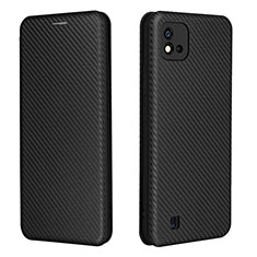 Custodia Portafoglio In Pelle Cover con Supporto L07Z per Realme C11 (2021) Nero