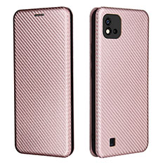 Custodia Portafoglio In Pelle Cover con Supporto L07Z per Realme C11 (2021) Oro Rosa