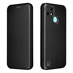 Custodia Portafoglio In Pelle Cover con Supporto L07Z per Realme C25Y India Nero