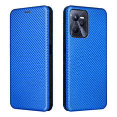 Custodia Portafoglio In Pelle Cover con Supporto L07Z per Realme Narzo 50A Prime Blu