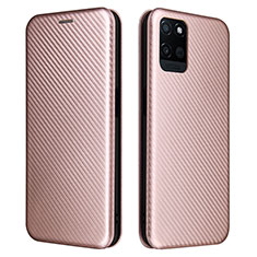 Custodia Portafoglio In Pelle Cover con Supporto L07Z per Realme V11 5G Oro Rosa