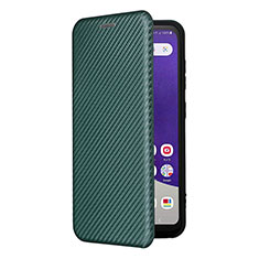 Custodia Portafoglio In Pelle Cover con Supporto L07Z per Samsung Galaxy A22 5G SC-56B Verde