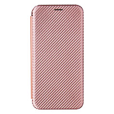 Custodia Portafoglio In Pelle Cover con Supporto L07Z per Samsung Galaxy A24 4G Oro Rosa