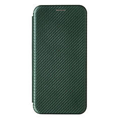 Custodia Portafoglio In Pelle Cover con Supporto L07Z per Samsung Galaxy A24 4G Verde