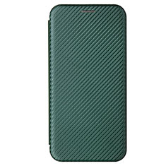 Custodia Portafoglio In Pelle Cover con Supporto L07Z per Samsung Galaxy A52 4G Verde