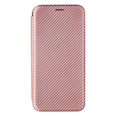 Custodia Portafoglio In Pelle Cover con Supporto L07Z per Samsung Galaxy A55 5G Oro Rosa