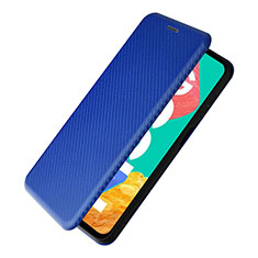 Custodia Portafoglio In Pelle Cover con Supporto L07Z per Samsung Galaxy M33 5G Blu