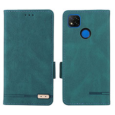 Custodia Portafoglio In Pelle Cover con Supporto L07Z per Xiaomi POCO C31 Verde