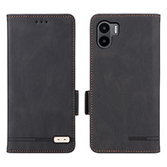 Custodia Portafoglio In Pelle Cover con Supporto L07Z per Xiaomi Poco C51 Nero