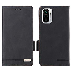 Custodia Portafoglio In Pelle Cover con Supporto L07Z per Xiaomi Poco M5S Nero