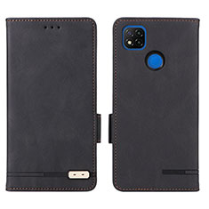 Custodia Portafoglio In Pelle Cover con Supporto L07Z per Xiaomi Redmi 10A 4G Nero