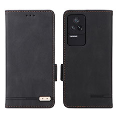 Custodia Portafoglio In Pelle Cover con Supporto L07Z per Xiaomi Redmi K40S 5G Nero