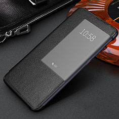 Custodia Portafoglio In Pelle Cover con Supporto L08 per Huawei Mate 20 Nero