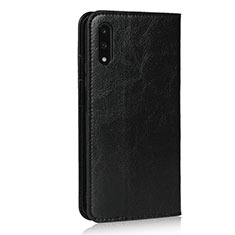 Custodia Portafoglio In Pelle Cover con Supporto L08 per Huawei Y9 Prime (2019) Nero