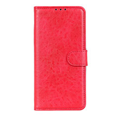 Custodia Portafoglio In Pelle Cover con Supporto L08 per Nokia 8.3 5G Rosso