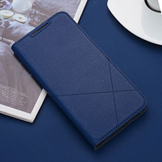 Custodia Portafoglio In Pelle Cover con Supporto L08 per Xiaomi Redmi 8A Blu