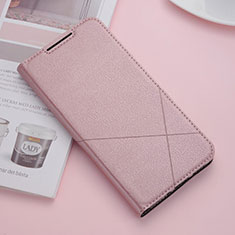 Custodia Portafoglio In Pelle Cover con Supporto L08 per Xiaomi Redmi 8A Oro Rosa