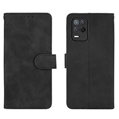 Custodia Portafoglio In Pelle Cover con Supporto L08Z per Realme 8 5G Nero