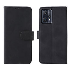 Custodia Portafoglio In Pelle Cover con Supporto L08Z per Realme 9 5G Nero