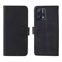 Custodia Portafoglio In Pelle Cover con Supporto L08Z per Realme 9 Pro 5G Nero