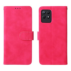 Custodia Portafoglio In Pelle Cover con Supporto L08Z per Realme Narzo 50 4G Rosa Caldo