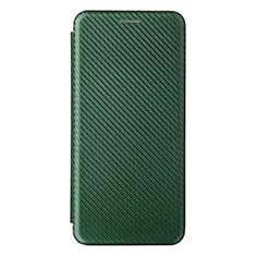 Custodia Portafoglio In Pelle Cover con Supporto L08Z per Samsung Galaxy A12 5G Verde