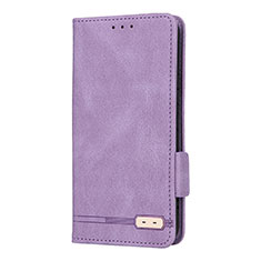 Custodia Portafoglio In Pelle Cover con Supporto L08Z per Samsung Galaxy S21 Plus 5G Viola