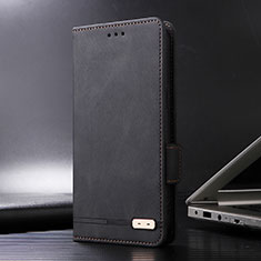 Custodia Portafoglio In Pelle Cover con Supporto L08Z per Xiaomi Redmi 10 4G Nero