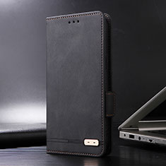 Custodia Portafoglio In Pelle Cover con Supporto L08Z per Xiaomi Redmi 10 India Nero