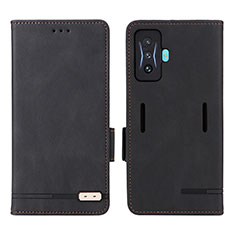 Custodia Portafoglio In Pelle Cover con Supporto L08Z per Xiaomi Redmi K50 Gaming AMG F1 5G Nero