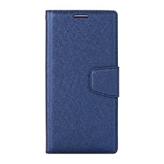 Custodia Portafoglio In Pelle Cover con Supporto L09 per Huawei P20 Pro Blu