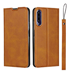Custodia Portafoglio In Pelle Cover con Supporto L09 per Huawei Y9s Arancione