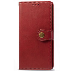 Custodia Portafoglio In Pelle Cover con Supporto L09 per Samsung Galaxy M31 Rosso