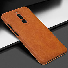 Custodia Portafoglio In Pelle Cover con Supporto L09 per Xiaomi Redmi 8 Marrone