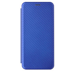 Custodia Portafoglio In Pelle Cover con Supporto L09Z per Samsung Galaxy A03s Blu