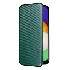 Custodia Portafoglio In Pelle Cover con Supporto L09Z per Samsung Galaxy A04s Verde