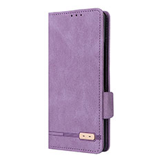 Custodia Portafoglio In Pelle Cover con Supporto L09Z per Samsung Galaxy Z Fold2 5G Viola