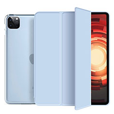 Custodia Portafoglio In Pelle Cover con Supporto L10 per Apple iPad Pro 11 (2021) Cielo Blu