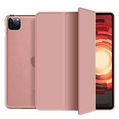 Custodia Portafoglio In Pelle Cover con Supporto L10 per Apple iPad Pro 11 (2022) Oro Rosa