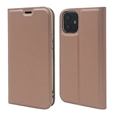 Custodia Portafoglio In Pelle Cover con Supporto L10 per Apple iPhone 12 Oro Rosa