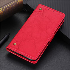 Custodia Portafoglio In Pelle Cover con Supporto L10 per Samsung Galaxy S20 FE 2022 5G Rosso