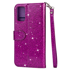 Custodia Portafoglio In Pelle Cover con Supporto L10 per Samsung Galaxy S20 Plus 5G Viola