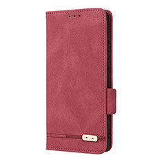 Custodia Portafoglio In Pelle Cover con Supporto L10Z per Samsung Galaxy A73 5G Rosso