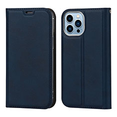 Custodia Portafoglio In Pelle Cover con Supporto L11 per Apple iPhone 16 Pro Max Blu