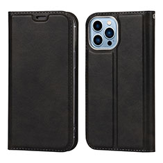 Custodia Portafoglio In Pelle Cover con Supporto L11 per Apple iPhone 16 Pro Nero