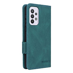 Custodia Portafoglio In Pelle Cover con Supporto L11Z per Samsung Galaxy A33 5G Verde