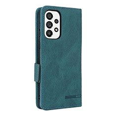 Custodia Portafoglio In Pelle Cover con Supporto L11Z per Samsung Galaxy A73 5G Verde