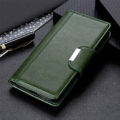 Custodia Portafoglio In Pelle Cover con Supporto L12 per Samsung Galaxy A31 Verde