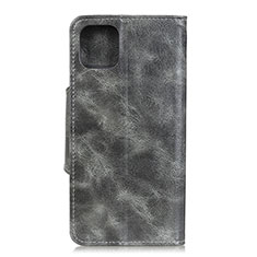 Custodia Portafoglio In Pelle Cover con Supporto L12 per Samsung Galaxy A71 5G Grigio